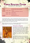 Teachings By H.E. Dagri Rinpoche at CGC on 13 October 2012